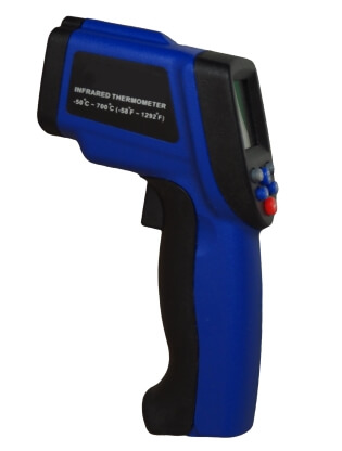 Termometro infrarossi per fare la pizza